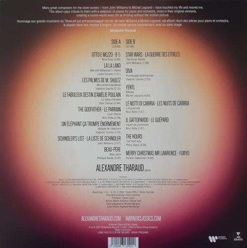 Виниловая пластинка Alexandre Tharaud - Cinema (Black Vinyl LP)