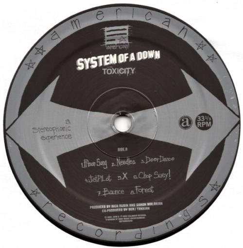 Виниловая пластинка Sony System Of A Down Toxicity (Limited Black Vinyl)