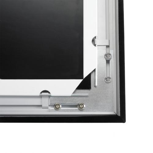 Экран Digis DSVFS-16904L (VELVET, формат 16:9, 108", 256x151, рабочая поверхность 240x135, MW, рама 80мм обтянута чёрным бархатом)