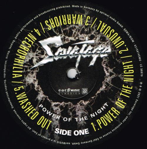 Виниловая пластинка Savatage - Power Of The Night (Black Vinyl LP)