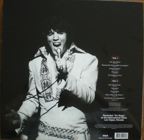 Виниловая пластинка Elvis Presley - On Stage (Black Vinyl LP)
