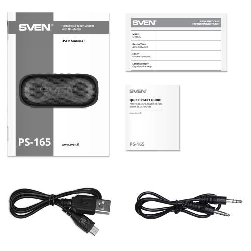 Портативная акустика Sven PS-165 Black