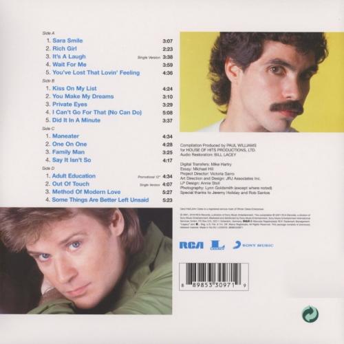 Виниловая пластинка Daryl Hall / John Oates THE VERY BEST OF DARYL HALL  JOHN OATES