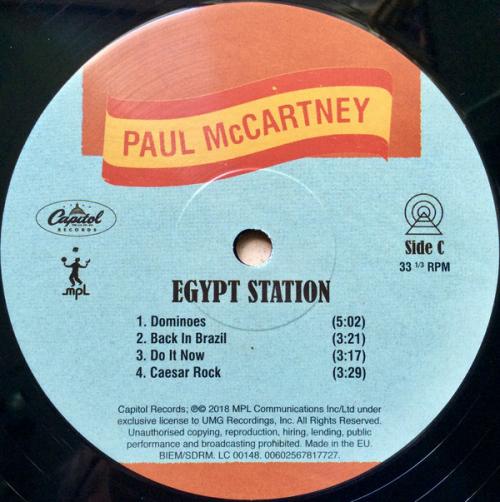 Виниловая пластинка Paul McCartney, Egypt Station