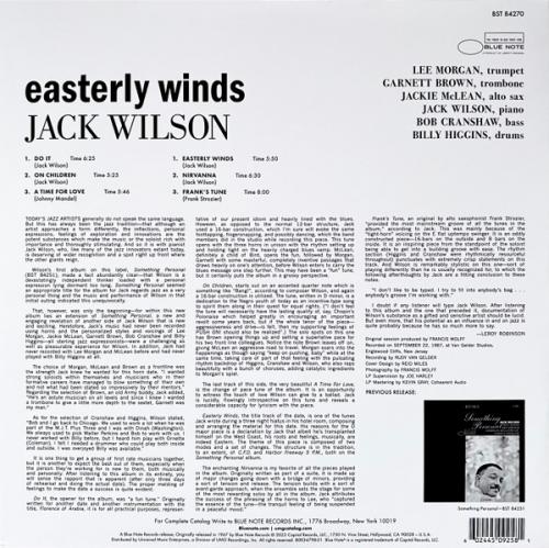 Виниловая пластинка Jack Wilson - Easterly Winds (Tone Poet) (Black Vinyl LP)