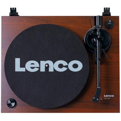 Виниловый проигрыватель Lenco LBT-225 WALNUT