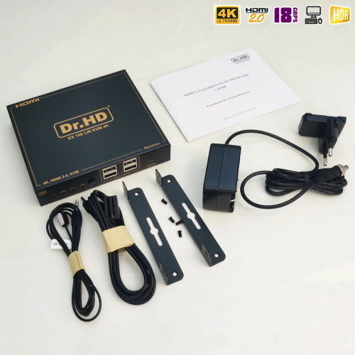 Приемник Dr.HD EX 100 LIR KVM 4K (RX)
