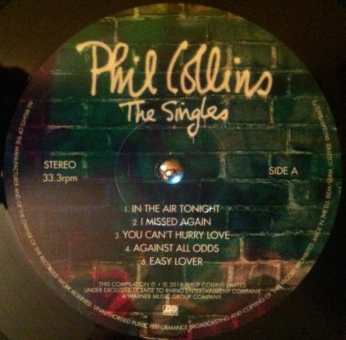 Виниловая пластинка WM Phil Collins The Singles (Black Vinyl)