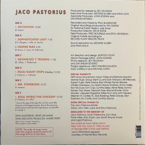 Виниловая пластинка Jaco Pastorius - Truth, Liberty & Soul (Audiophile Edition) (Black Vinyl 3LP)