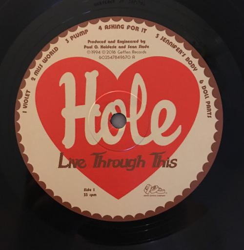 Виниловая пластинка Hole, Live Through This