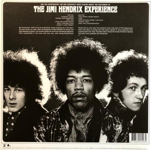 Виниловая пластинка The Jimi Hendrix Experience - Are You Experienced 2018 (180 Gram Black Vinyl LP)