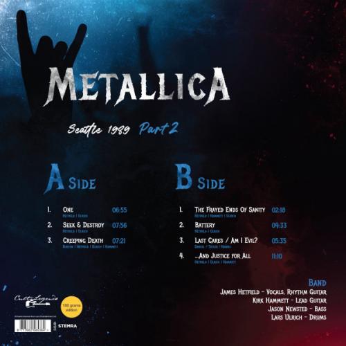 Виниловая пластинка Metallica - Seattle 1989 Part 2 (180 Gram Black Vinyl LP)