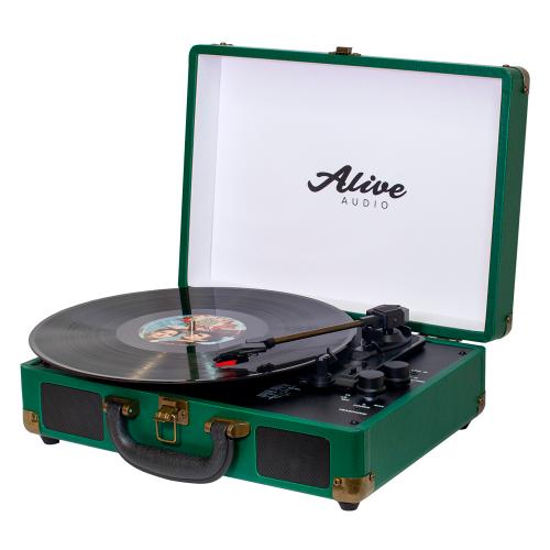 Проигрыватель винила Alive Audio GLAM Pine c Bluetooth