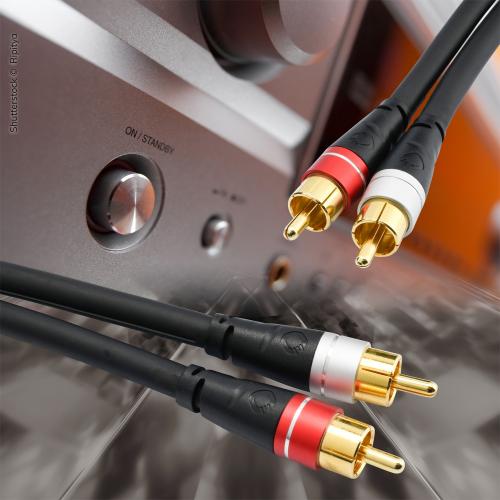 Кабель межблочный Oehlbach EXCELLENCE Select Audio Link, Audio cable Cinch, 1.5m bw (D1C33143)