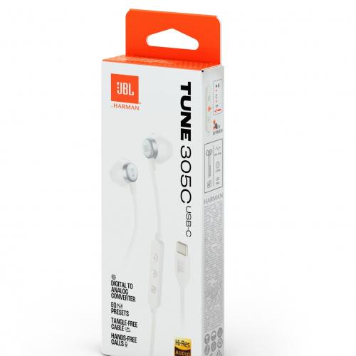 Наушники JBL JBLT305CWHT