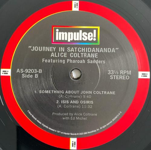 Виниловая пластинка Alice Coltrane - Journey In Satchidananda (Acoustic Sounds) (Black Vinyl LP)