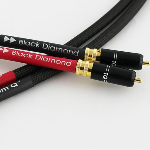 Кабель межблочный аудио Tellurium Q Black Diamond RCA 1.0m