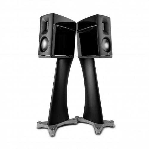 Полочная акустика Borresen M1 Black (стойки в комплекте)