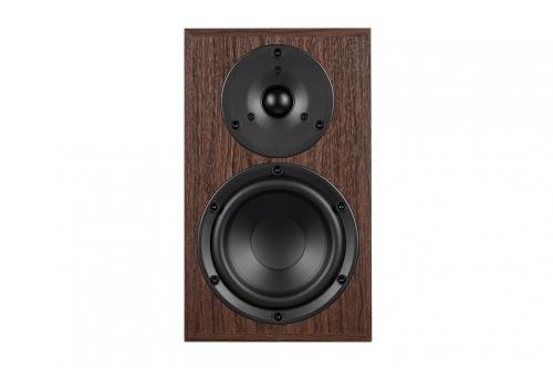 Комплект стереоусилитель Phaze Audio VOLT Black + полочная АС Phaze Audio Tilia 2 Dark Oak