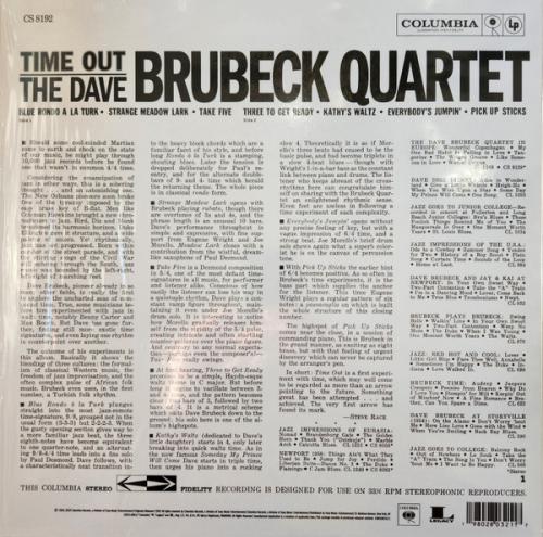 Виниловая пластинка Dave Brubeck - Time Out (Black Vinyl LP)