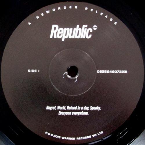Виниловая пластинка New Order REPUBLIC (Remastered)