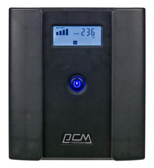 Блок бесперебойного питания Powercom Raptor RPT-2000AP LCD Black