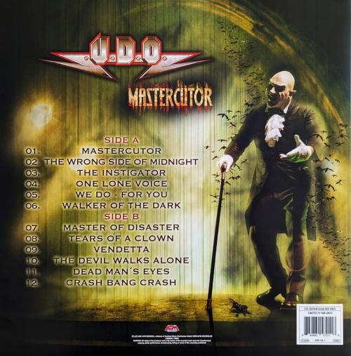 Виниловая пластинка U.D.O. - Mastercutor (Limited Transparent Red Vinyl LP)