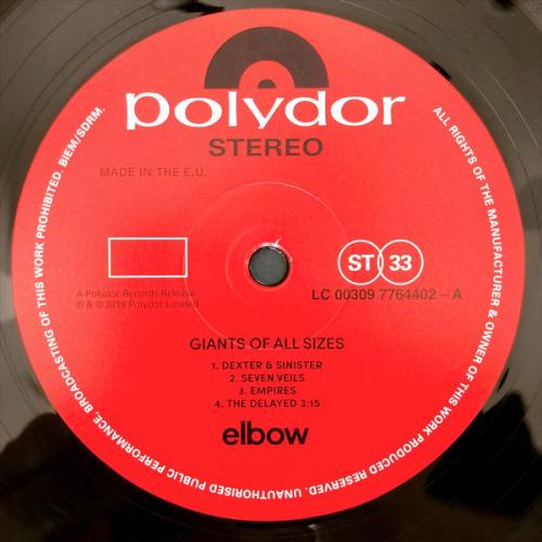 Виниловая пластинка elbow, Giants of All Sizes (Heavyweight Black Vinyl)