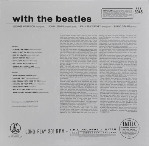 Виниловая пластинка The Beatles, With The Beatles (2009 - Remaster)