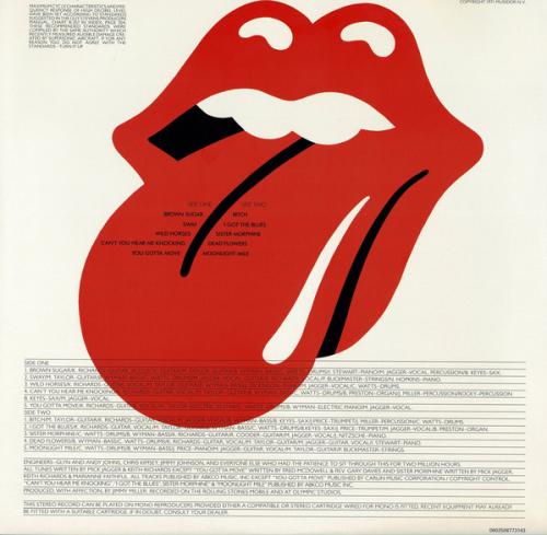 Виниловая пластинка Rolling Stones — STICKY FINGERS (HALF SPEED MASTER) (LP)