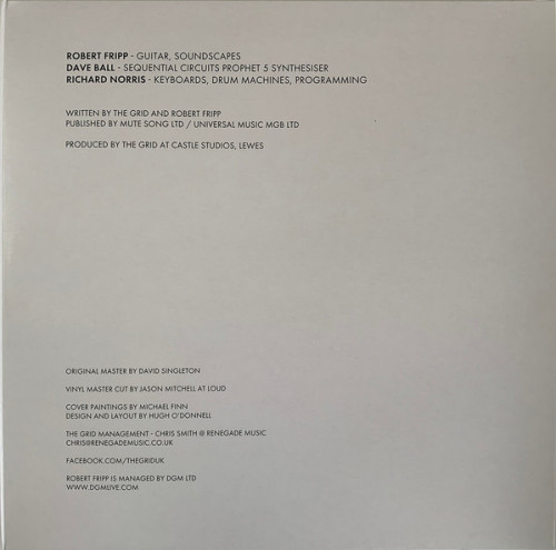 Виниловая пластинка Robert Fripp; The Grid - Leviathan (Black Vinyl 2LP)