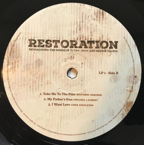 Виниловая пластинка Various Artists, Restoration: The Songs Of Elton John And Bernie Taupin