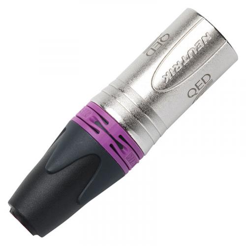 Разъем QED Reference DIGI XLR TRAY AES/EBU Purple QE3276