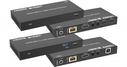 Передатчик и приемник HDMI по HDBaseT Prestel EHD-4K100U
