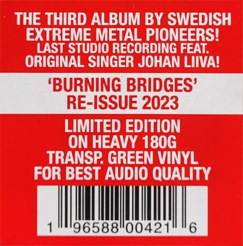 Виниловая пластинка Arch Enemy - Burning Bridges (180 Gram Transparent Green LP)