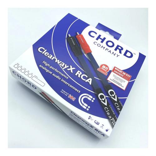 Кабель межблочный аудио Chord Company ClearwayX 2RCA to 2RCA 0.5m