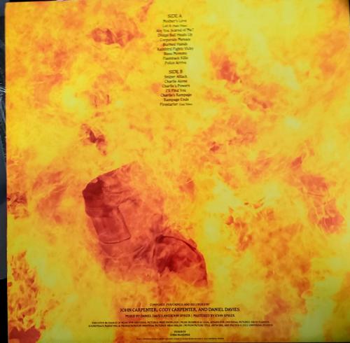 Виниловая пластинка Саундтрек - Firestarter (John Carpenter & Daniel Davies) (Black Vinyl LP)