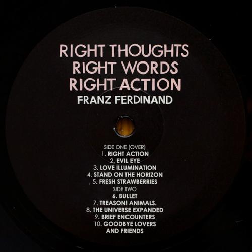 Виниловая пластинка Franz Ferdinand - Right Thoughts, Right Words, Right Action (180 Gram Black Vinyl LP)