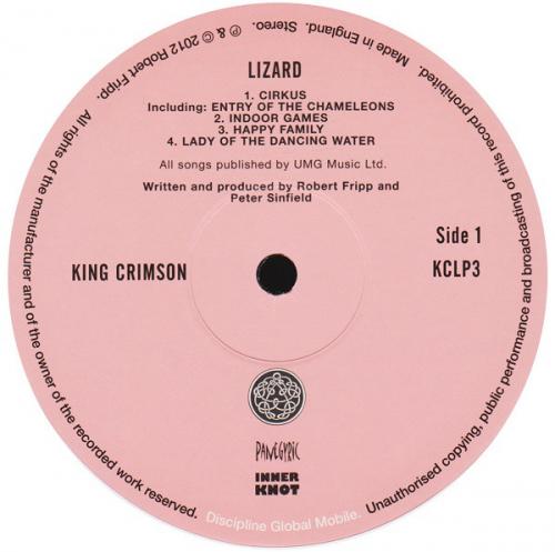 Виниловая пластинка King Crimson — LIZARD (200 GR. VINYL) (LP)