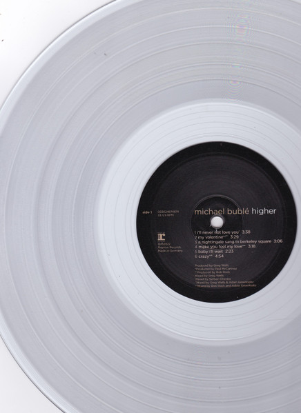 Виниловая пластинка Michael Buble - Higher (180 Gram Clear Vinyl LP)