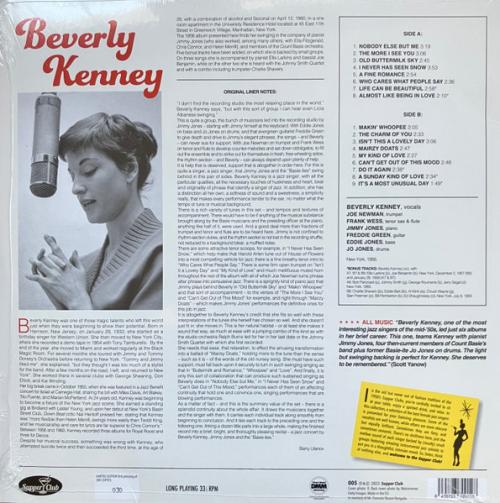 Виниловая пластинка Beverly Kenney - With The Basie-Ites (Black Vinyl LP)