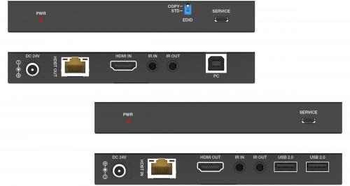 Передатчик и приемник HDMI по HDBaseT Prestel EHD-4K100U