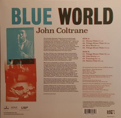 Виниловая пластинка John Coltrane, Blue World