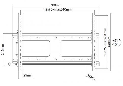 Настенный кронштейн Exell EXi-H1264-AT