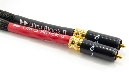 Кабель межблочный аудио Tellurium Q Ultra Black II RCA, 1.0м