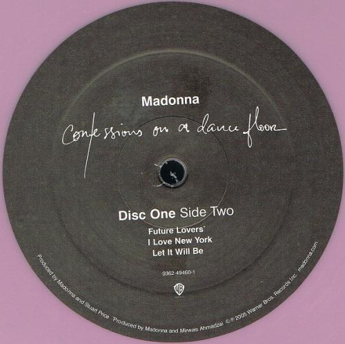 Виниловая пластинка Madonna CONFESSIONS ON A DANCE FLOOR (Pink vinyl)