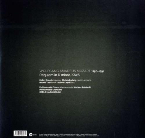 Виниловая пластинка WMC Giulini Mozart - Requiem (180 gram)
