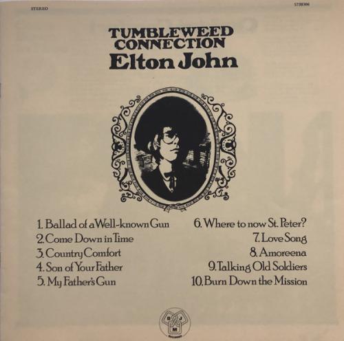 Виниловая пластинка Elton John, Tumbleweed Connection (Remastered 2017)
