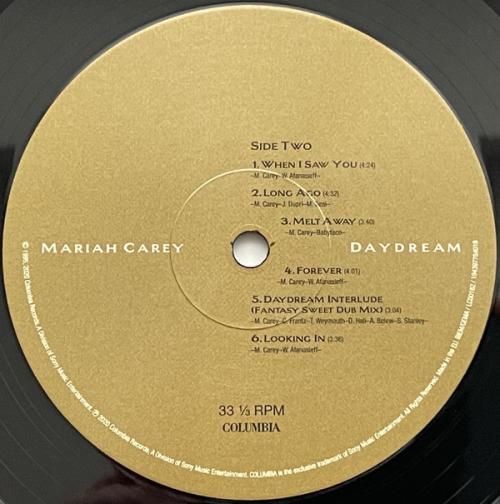 Виниловая пластинка Mariah Carey — DAYDREAM (Black Vinyl)