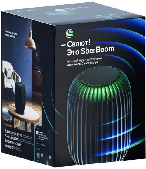 Умная колонка Sber Boom SBDV-00090A Черная материя